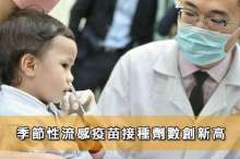 季節性流感疫苗接種劑數創新高
